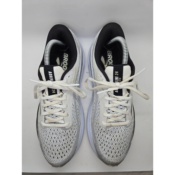 Brooks Adrenaline GTS 24 Shoes Women\'s 10.5 B White Running Athletic Sneakers